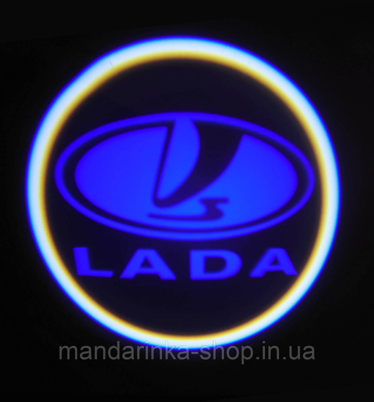 Лазерне підсвічування на дверях автомобіля з логотипом  Lada ВАЗ