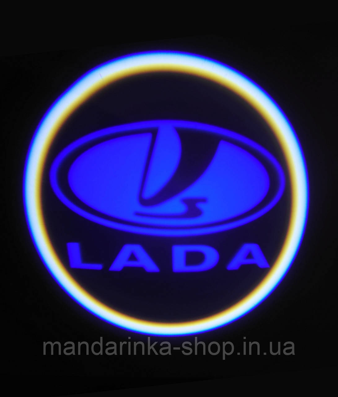 Світлодіодне підсвічування на дверях автомобіля з логотипом  Lada ВАЗ