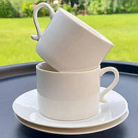 Набір чашок з блюдцями для латте "Нордіка", 12шт