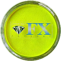 Аквагрим Diamond FX неон жовтий 45 g