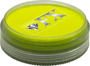 Аквагрим Diamond FX неон жовтий 45g, фото 4