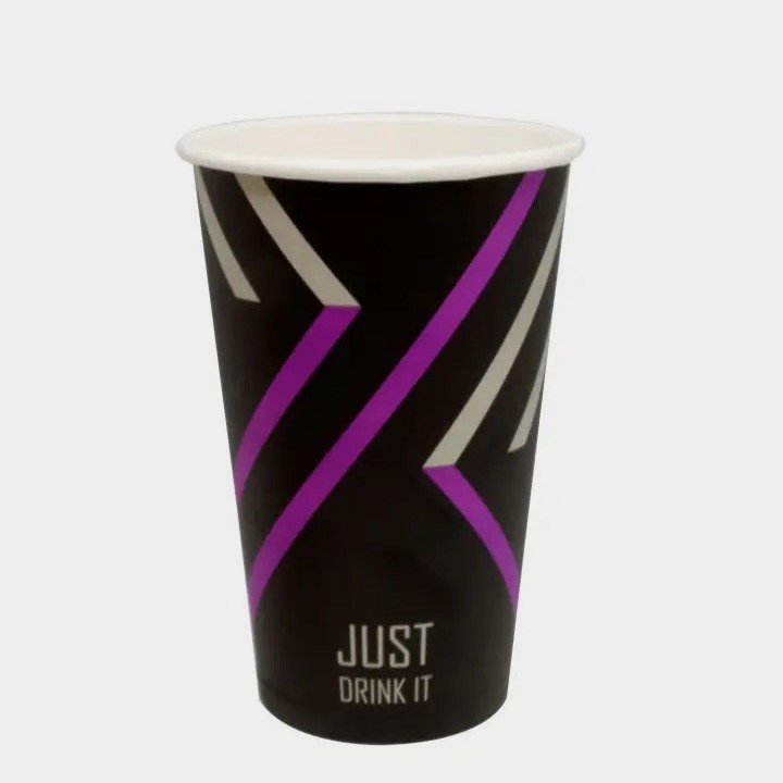 Паперові стакани 500 мл Just Drink | 50 шт/уп | кр. ø90 | кавові, одноразові для кави, чаю