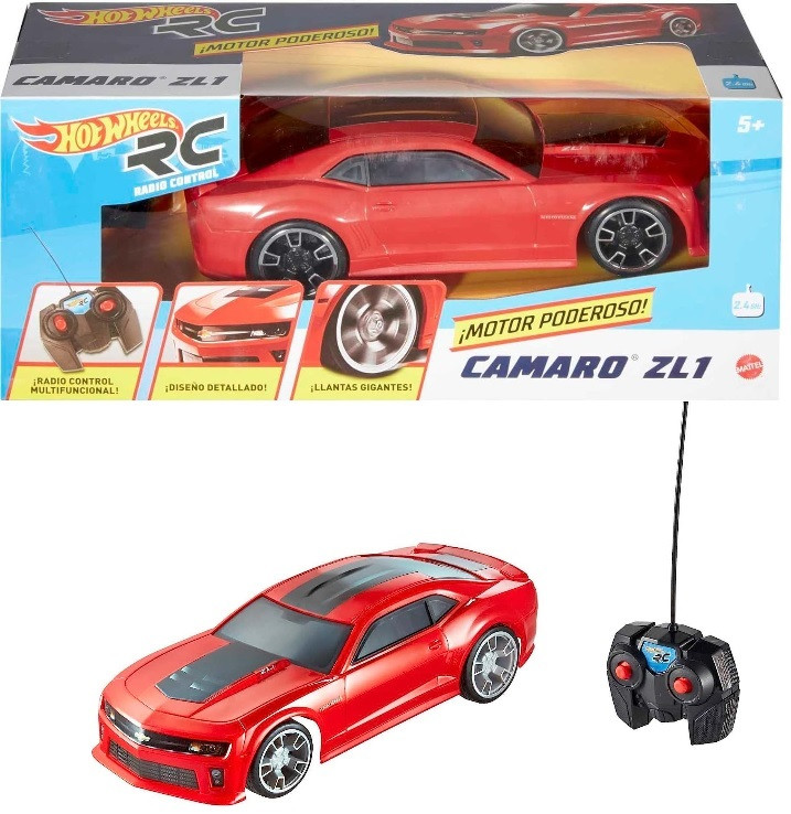 Машинка Хот Вілс червоний Шевроле Камаро на пульті керування Hot Wheels RC Zl1 Camaro GVK79