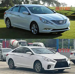 Передній бампер для Hyundai sonata 2010-15 р.в. стиль Lexus