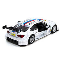 Іграшкова машинка металева BMW M3 DTM, БМВ, білий, відкр двері, інерція, 4*10*3см (250256), фото 10