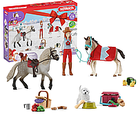 Schleich® 98642 Advent Calendar Horse Club Рождественский адвент календарь Конный клуб шляйх