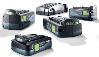 ЗАРЯДНІ ПРИСТРОЇ ТА АКУМУЛЯТОРИ FESTOOL