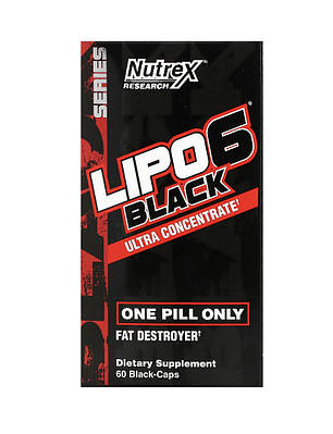 Nutrex lipo 6 black 60 капсул | Сравнить цены и купить на Prom.ua