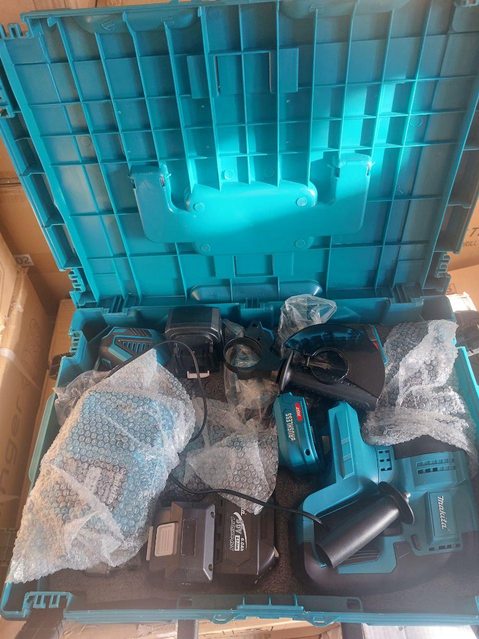 Набор инструментов Makita 4в1 аккумуляторный шуруповерт, гайковерт ...