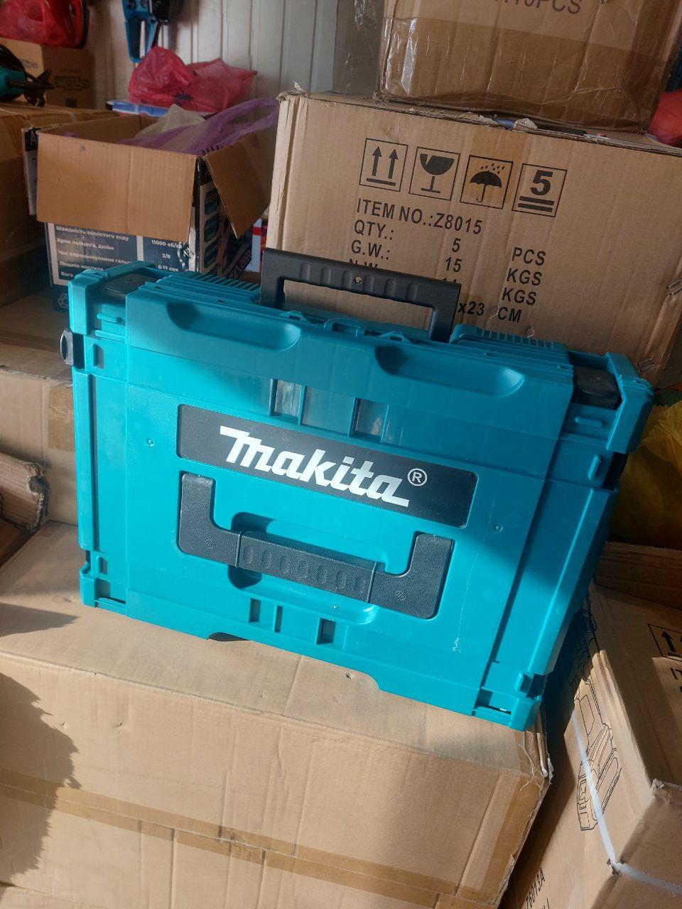 Набор инструментов Makita 4в1 аккумуляторный шуруповерт, гайковерт ...