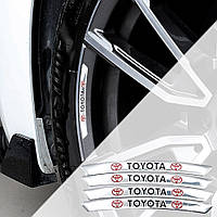 Наклейка Toyota на диски (хром)
