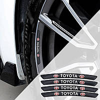 Наклейка Toyota на диски (чёрный)
