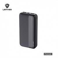 Внешний аккумулятор Power bank Lenyes PX263 20000 Mah батарея зарядка Чёрный kr