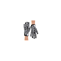 Черно-белые перчатки кости 134726