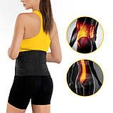 Пояс (бандаж) для поперекового відділу хребта 4FIZJO 4FJ0492 Size M, фото 7