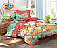 Полуторний комплект з ранфорсу для дітей та підлітків "Кітті", фото 3