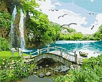 Картина по номерам (KHO2860) Райская бухта, 40 х 50 см, Идейка