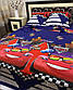 Полуторний комплект з ранфорсу для дітей та підлітків "Тачки", фото 3