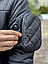 Чоловіча зимова куртка подовжена до -25°C тепла zmist чорна пальто чоловіче зимове парка зима, фото 10
