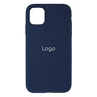 Чехол для iPhone 11 Silicone Case Full Size AA Цвет 08 Dark blue