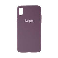 Чехол для iPhone Xr Silicone Case Full Size AA Цвет 68 Blackcurrant