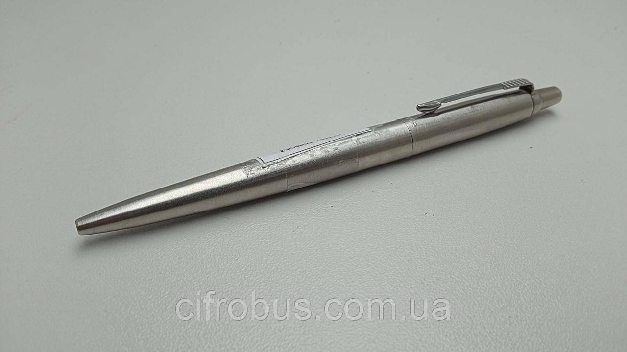Ручка листкова кулькова пір'яна Б/У Parker Jotter Stainless Steel CT, фото 1