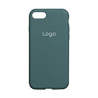 Чехол для iPhone 7 для iPhone 8 для iPhone SE2 Silicone Case Full Size AA Цвет 55 Pine green