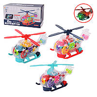 Вертолет батар. 0713 (72шт/2) 3 цвета, в кор. 20.5*9*11 см, р-р игрушки 18*8.5*9 см