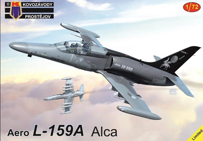 Пластикова модель 1/72 Kovozavody Prostejov 0387 Aero L-159A Alca