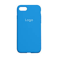 Чехол Silicone Case Full Size (AA) для iPhone 7/8/SE2 Цвет 03.Royal blue