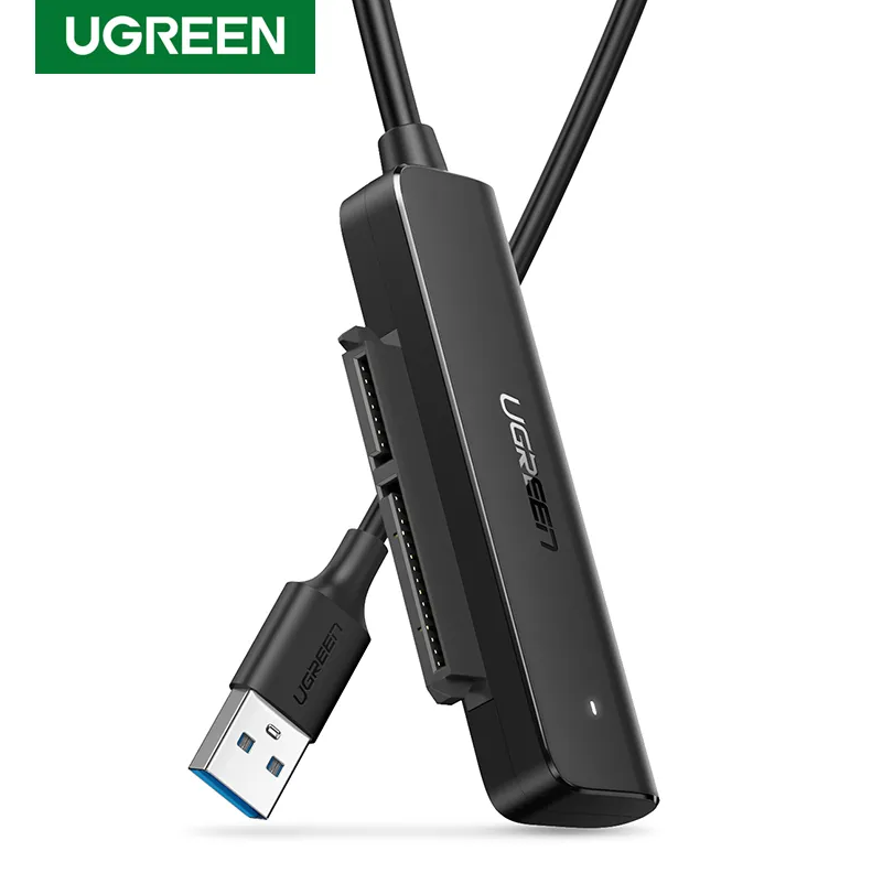 Перехідник Ugreen CM321 з USB 3.0 на SATA для дисків HDD, SSD 2.5' (70609), фото 1