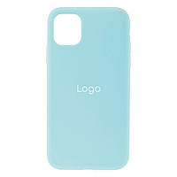 Чехол для iPhone 11 Silicone Case Full Size AA Цвет 21 Sea blue