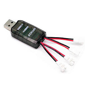AOKoda CX405 чотирьохканальний зарядний пристрій для 1S Lipo LiHV
