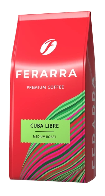 Кава Ferarra Caffe Cuba Libre в зернах 1 кг