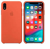Чехол на iPhone X/XS,SILICONE CASE,Оранжевый,Nectarine