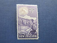 Марка Новапиння 1954 р. діти дитинство спорт туризм здоров'я 1 + 0.5 пінні MNH
