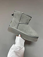 Ugg Classic Mini Platform Grey Suede 41