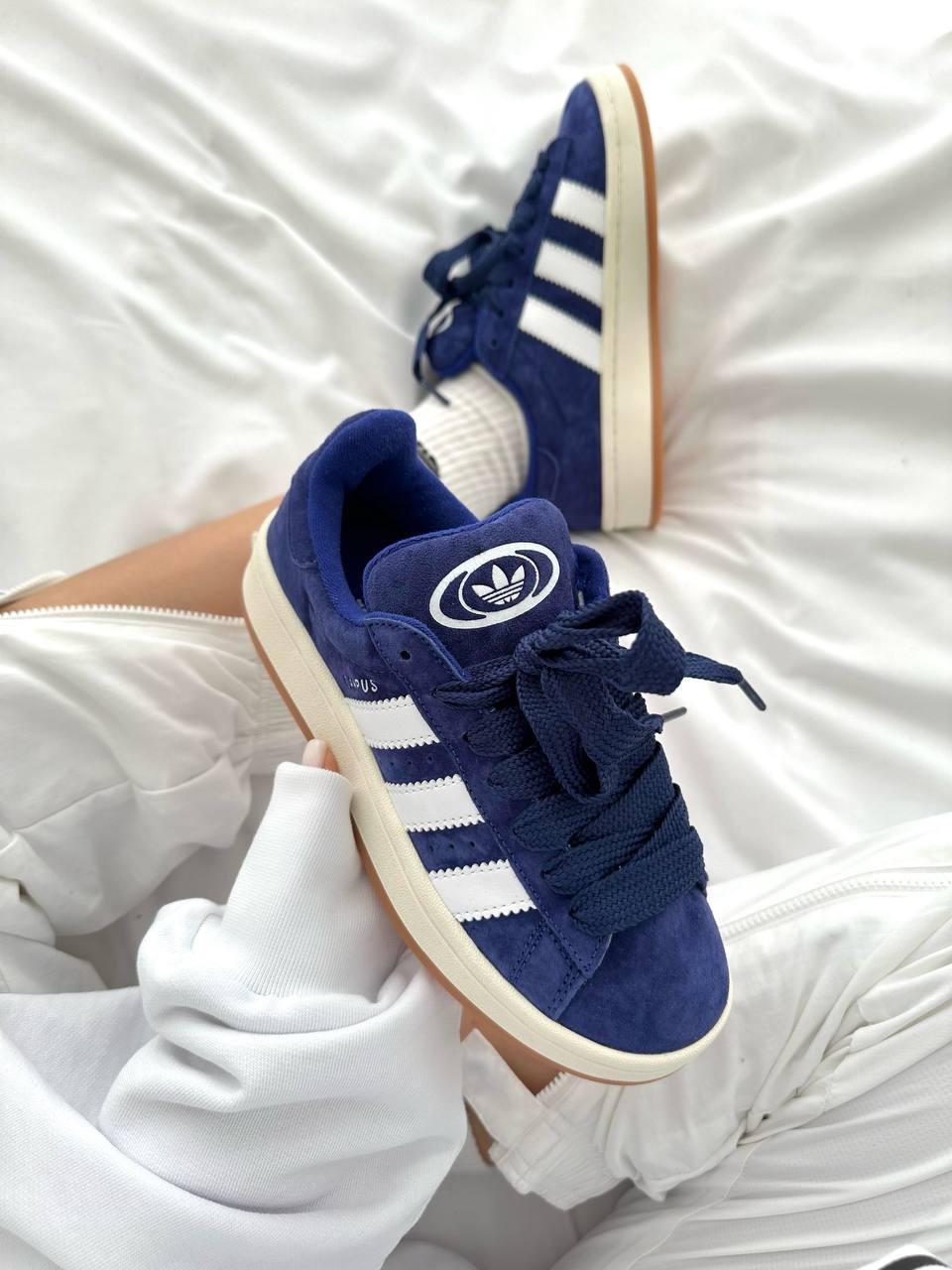 Navy blue adidas campus sales