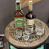 Бочка бар в чорному кольорі на коліщатках з наливатором, подарунок до дня захисника України, фото 5