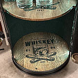 Бочка бар в чорному кольорі на коліщатках з наливатором, подарунок до дня захисника України, фото 4