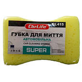 Губка CARLIFE Super з великими порами 195x130x70mm, жовта CL-415