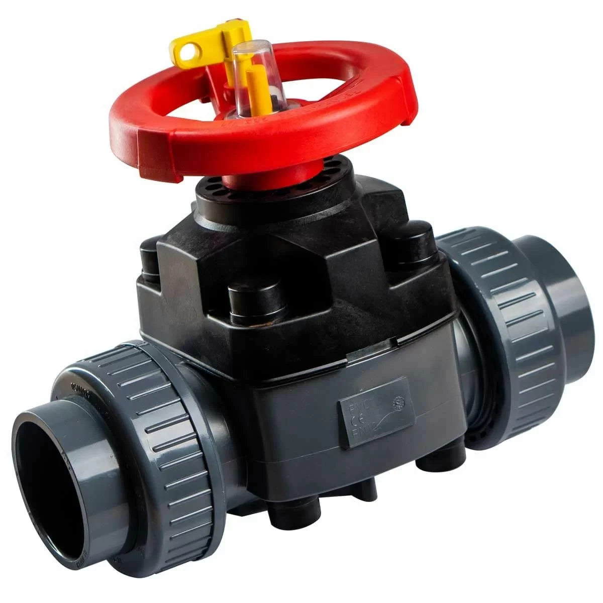 Мембранний вентиль Praher T4 d32 мм, з муфтовим закінченням