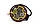 Світлодіодна фара AllLight 3WL-07R spot 9-30 V + жовтий страбоскоп, фото 2