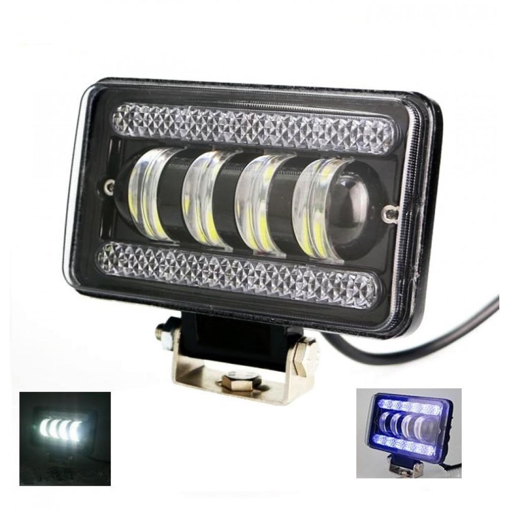 Світлодіодна фара ближнього світла AllLight 41B-40W + blue DRL