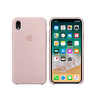 Чехол на iPhone X/XS,SILICONE CASE,Бежевый,Sand Pink