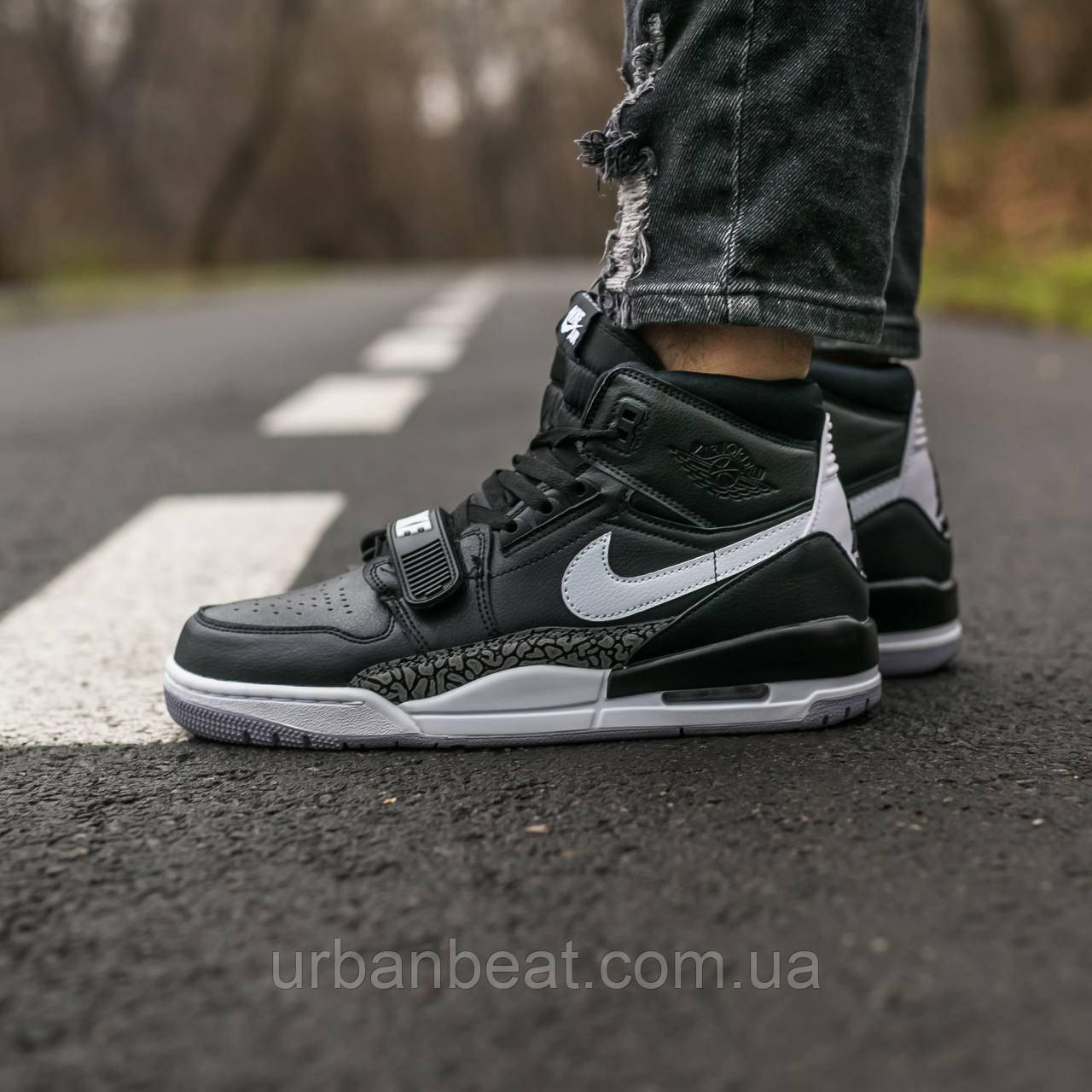 Баскетбольні кросівки Jordan Legacy 312 Black/Grey, фото 1
