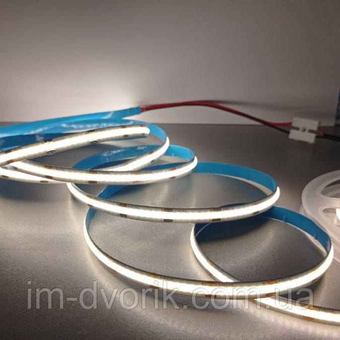 Світлодіодна стрічка 12V COB ІР20 3000К (5 метрів) 320led негерметична