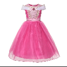 Сукня принцеси Аврори гіпюрова рожева