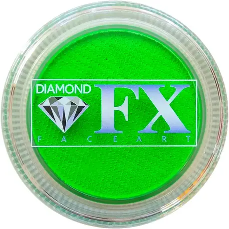 Аквагрим Diamond FX неон зелений 30 g, фото 1