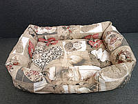 Лежак для питомца из бязи L2, размер 65*45*16 см